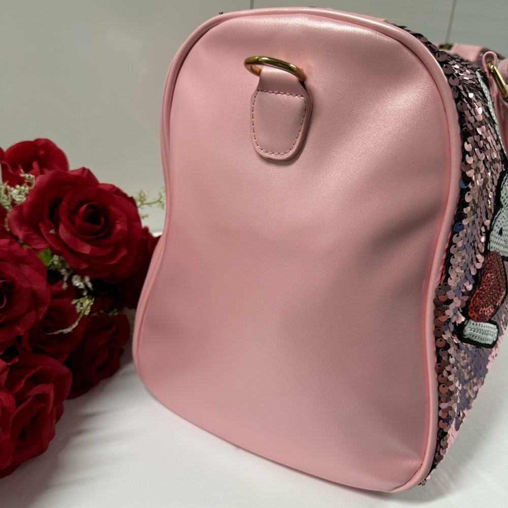 SALE I ♥️ PARIS SEQUIN TRAVEL BAG - Picture 6 of 13